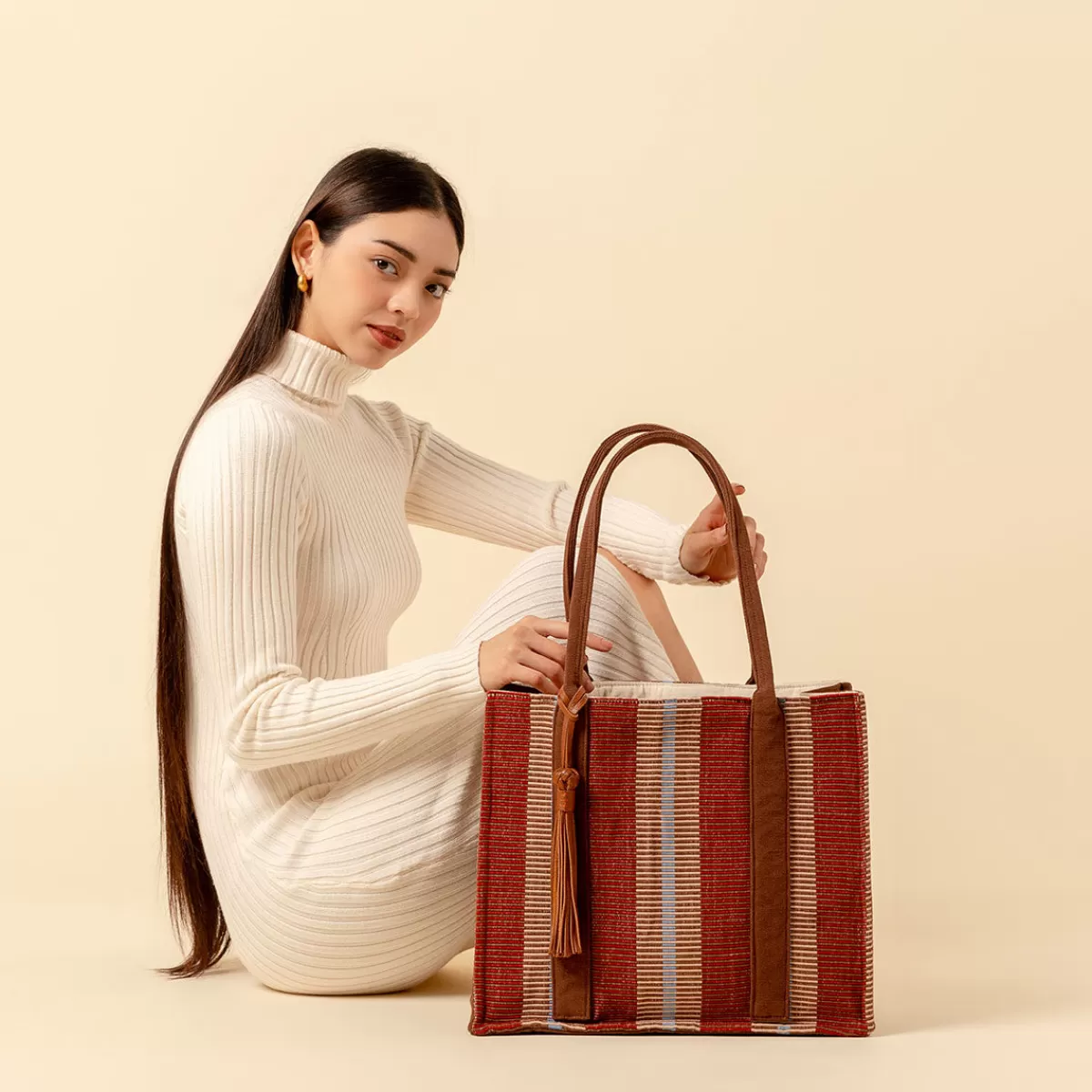 Mercado Global Irma Structured Tote